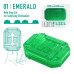 Мастурбатор Tenga Uni Emerald