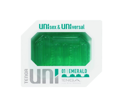 Мастурбатор Tenga Uni Emerald