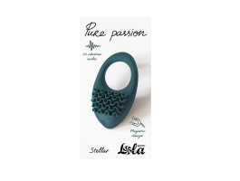 Перезаряжаемое эрекционное виброкольцо Pure Passion Stellar Green 1501-03lola