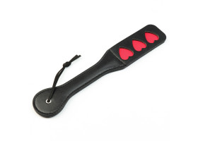 Шлёпалка БДСМ Оки-Чпоки «Красные сердца», ПВХ, 38 х 5 см 9944715