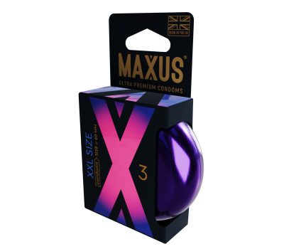 Презервативы MAXUS XXL, с увеличенным размером, 3 шт