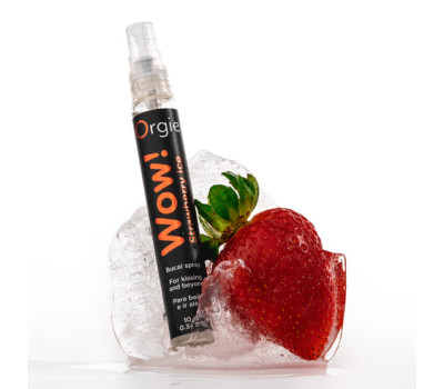 Стимулирующий оральный спрей Orgie Wow! Strawberry Ice Bucal Spray, 10 мл