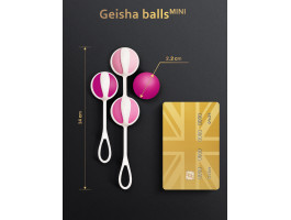 Вагинальные шарики Geisha Balls Mini, 14х2.2 см-foto2