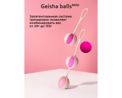 Вагинальные шарики Geisha Balls Mini, 14х2.2 см-foto4