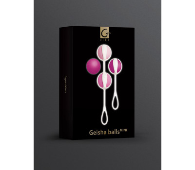 Вагинальные шарики Geisha Balls Mini, 14х2.2 см