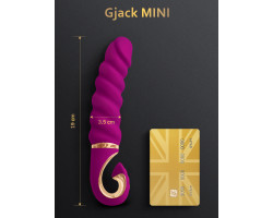 Анатомический витой вибратор Gjack 2 Mini, 19х3.5 см-foto6