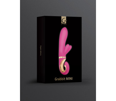 Миниатюрный вибратор-кролик Gvibe Grabbit Mini, 19х3.2 см
