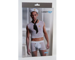 Костюм моряка белый-OS CANDY BOY-foto3