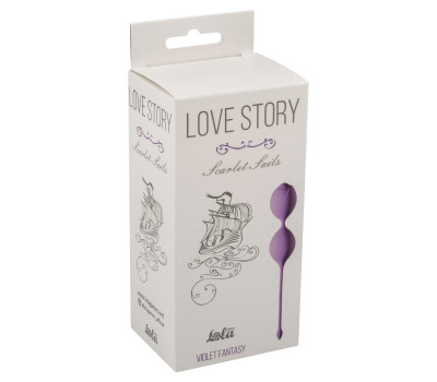 Вагинальные шарики Love Story Scarlet Sails Violet Fantasy 3003-05Lola