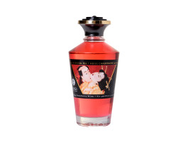 Массажное масло Shunga Игристое клубничное вино, возбуждающее, натуральное, 100 мл-foto5