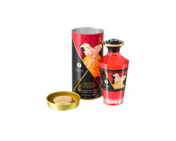 Массажное масло Shunga Игристое клубничное вино, возбуждающее, натуральное, 100 мл-foto4