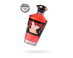 Массажное масло Shunga Игристое клубничное вино, возбуждающее, натуральное, 100 мл-foto15