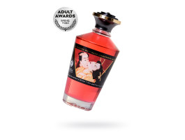 Массажное масло Shunga Игристое клубничное вино, возбуждающее, натуральное, 100 мл-foto15
