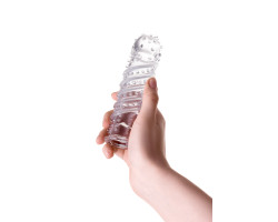 Насадка на пенис TOYFA A-Toys, TPR, прозрачная, 15,5 см.-foto3