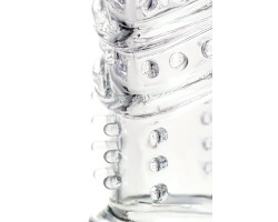 Насадка на пенис TOYFA A-Toys, TPR, прозрачная, 15,5 см.-foto6