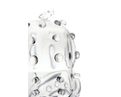 Насадка на пенис TOYFA A-Toys, TPR, прозрачная, 15,5 см.-foto7