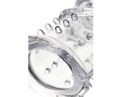 Насадка на пенис TOYFA A-Toys, TPR, прозрачная, 15,5 см.-foto8