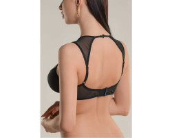 Бралетт Waname Apparel Delicacy c фигурными вырезами, черный, (42-44)-foto3