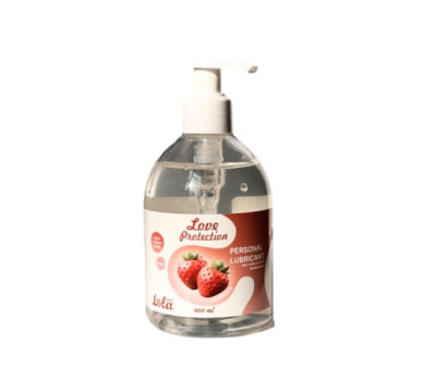 Лубрикант на Водной Основе Lola Games Love Protection Strawberry 300ml 1831-02lola