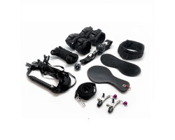 Набор аксессуаров FURY Black BDSM Kit 33619AL