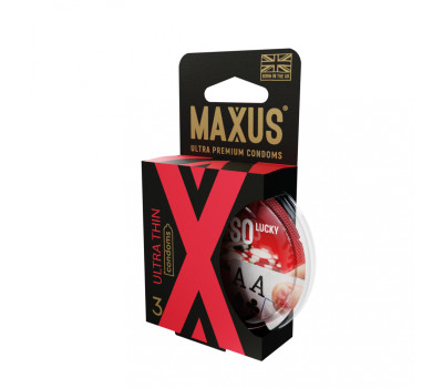 Презервативы ультратонкие MAXUS AIR Ultra thin №3 п/к 6885mx