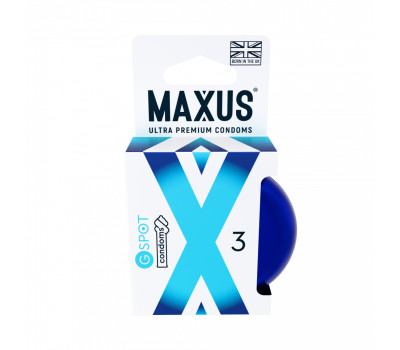 Презервативы гладкие двойная спираль MAXUS G Spot X-Edition №3 6823mx