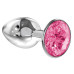 Анальная пробка Diamond Pink Sparkle Small 4009-03Lola
