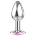 Анальная пробка Diamond Pink Sparkle Small 4009-03Lola