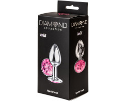 Анальная пробка Diamond Pink Sparkle Small 4009-03Lola