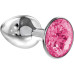 Анальная пробка Diamond Pink Sparkle Small 4009-03Lola