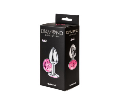 Анальная пробка Diamond Pink Sparkle Small 4009-03Lola