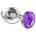 Анальная пробка Diamond Purple Sparkle Small 4009-05Lola