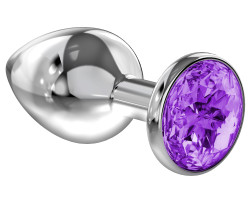 Анальная пробка Diamond Purple Sparkle Small 4009-05Lola-foto5