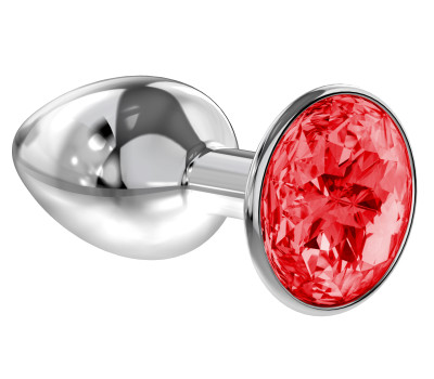 Анальная пробка Diamond Red Sparkle Small 4009-06Lola