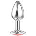 Анальная пробка Diamond Red Sparkle Small 4009-06Lola