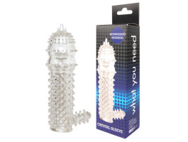 НАСАДКА ЗАКРЫТАЯ "CRYSTAL SLEEVE" L 142 мм D 35 мм арт. EE-10031