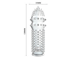 НАСАДКА ЗАКРЫТАЯ "CRYSTAL SLEEVE" L 142 мм D 35 мм арт. EE-10031-foto3