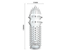 НАСАДКА ЗАКРЫТАЯ "CRYSTAL SLEEVE" L 142 мм D 35 мм арт. EE-10031-foto3