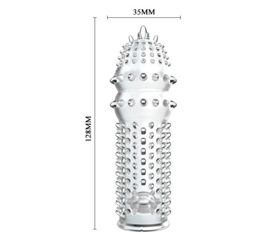 НАСАДКА ЗАКРЫТАЯ "CRYSTAL SLEEVE" L 142 мм D 35 мм арт. EE-10031