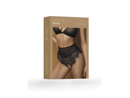 Высокие трусики с кружевом шантильи и пикантными вырезами (Easy to love) (L/XL (46-48))-foto4