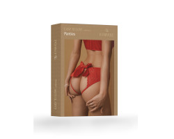 Трусики красные с доступом и бантом сзади (Easy to love) (L/XL (46-48))