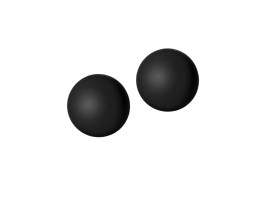 Тяжелые вагинальные шарики из металла в 100% силиконовой оболочке фиолетовые-foto2