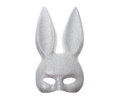 Маска «Зайка» серебряная-foto2