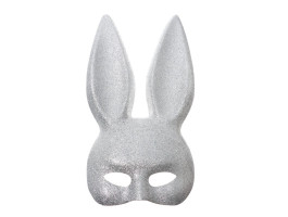 Маска «Зайка» серебряная-foto2