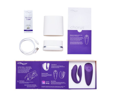 Вибратор We-Vibe Chorus для пар, фиолетовый