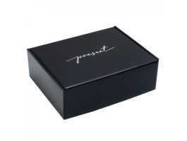 Коробка двухсторонняя складная Present, 27 x 21 x 9 см черная