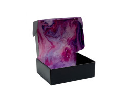 Коробка двухсторонняя складная Present, 27 x 21 x 9 см черная-foto4