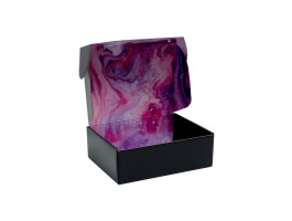 Коробка двухсторонняя складная Present, 27 x 21 x 9 см черная-foto4