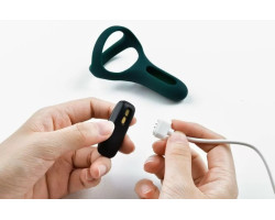 Виброкольцо Magic Motion Rise темно-зелёное-foto5