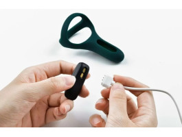 Виброкольцо Magic Motion Rise темно-зелёное-foto5